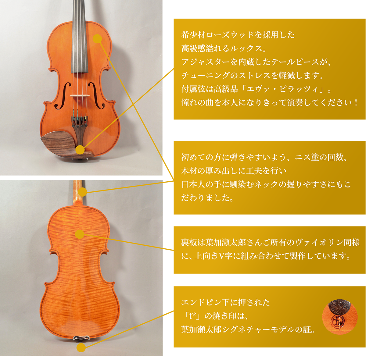 葉加瀬オリジナルバイオリン - 葉加瀬アカデミー